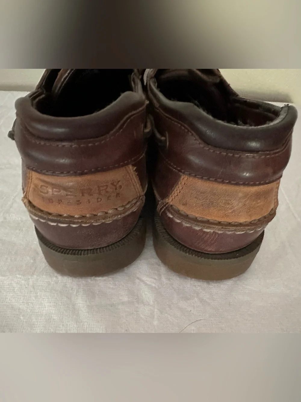 Men’s Sperry Top Siders  Leather 2-Eye Boat Shoes